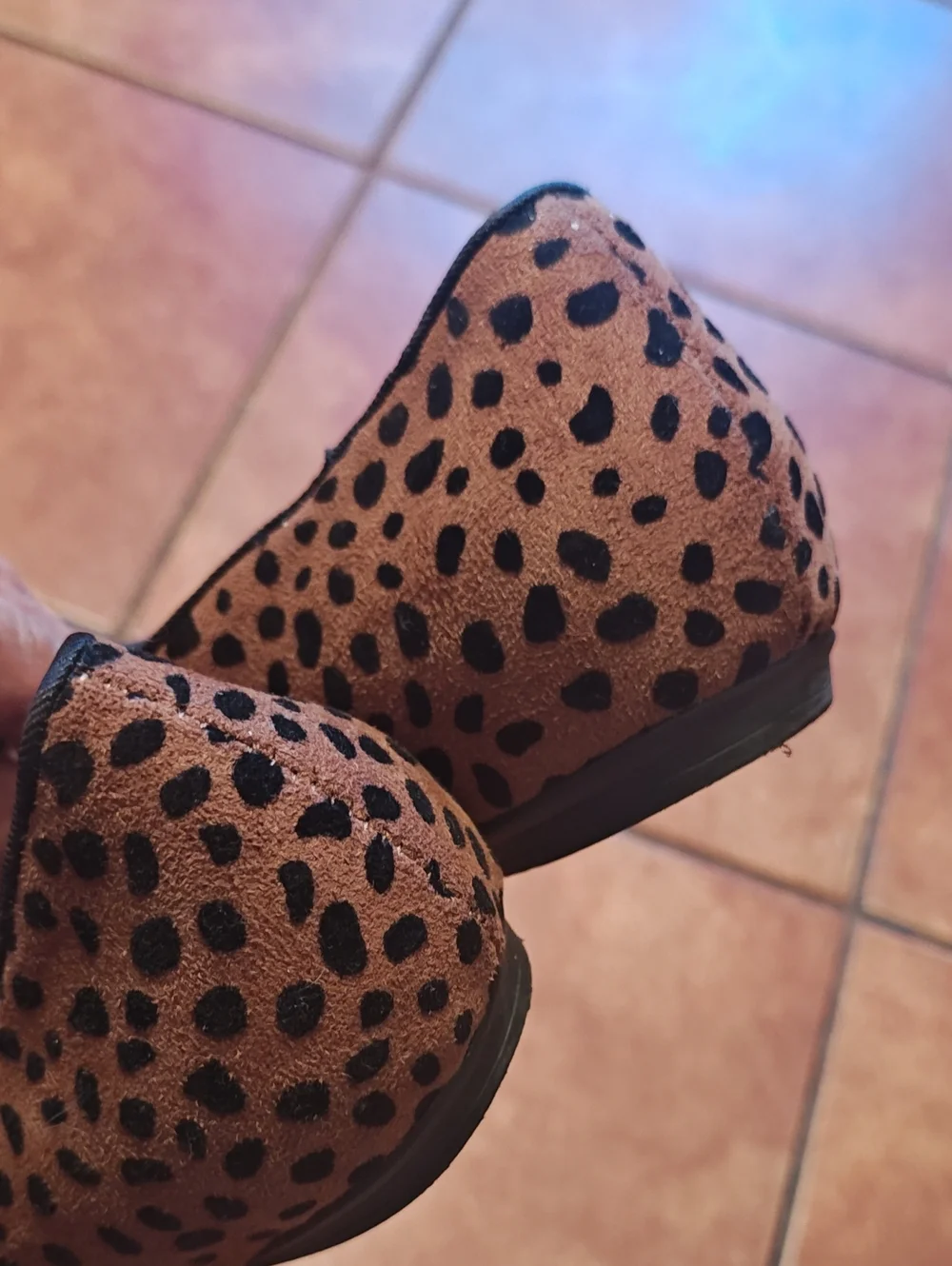 Isaac Mizrahi Brown Leopard Print Suede Loafers